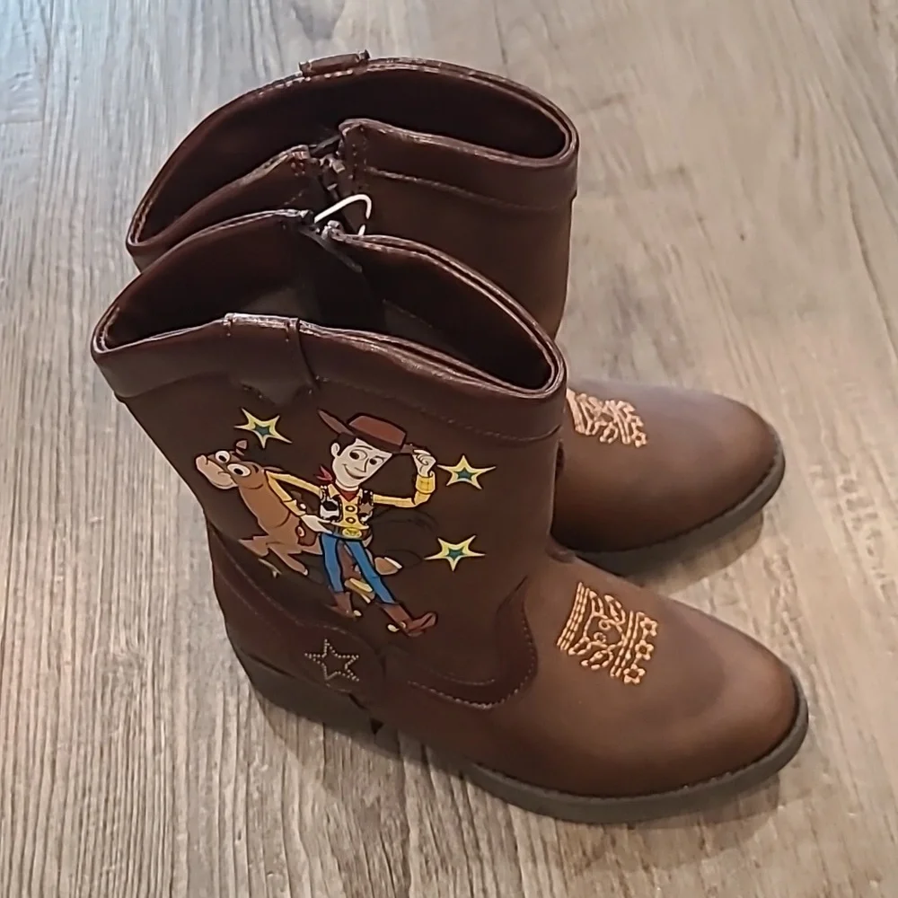 Toy Story Pull-On Boots - Brown Size 5